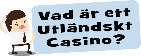 Figur som funderar på vad ett utländskt Casino är.