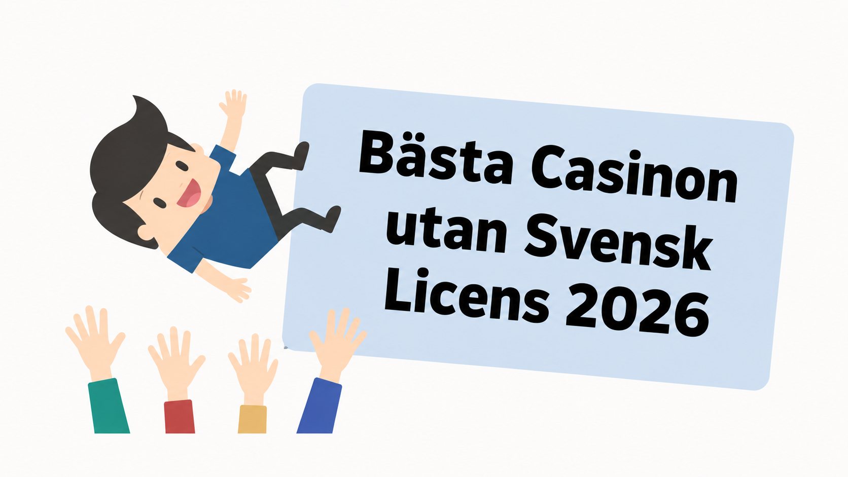 Bild av bästa online casino utan svensk licens 2026 - översiktlig topp 7-lista.